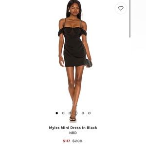 Myles Mini Dress in Black